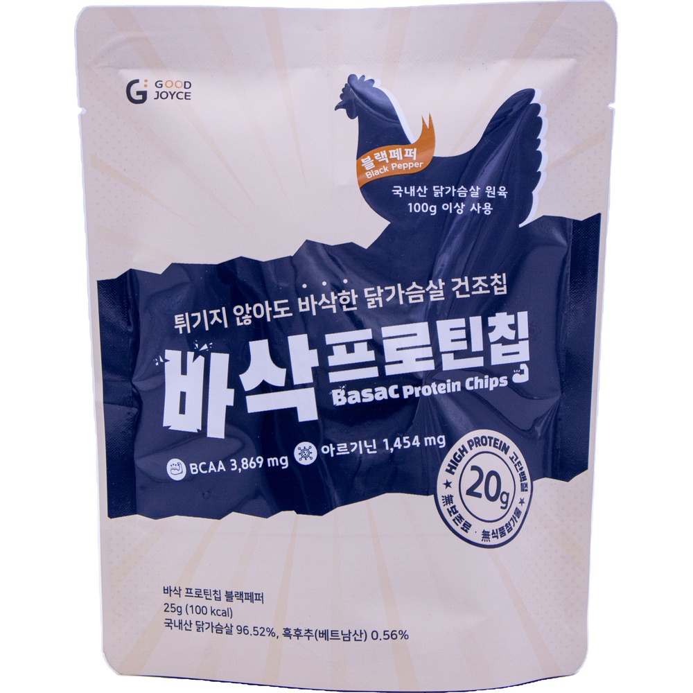 굿조이스 바삭 프로틴칩 블랙페퍼 25g