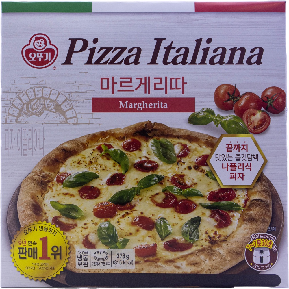 오뚜기 피자 이딸리아나 마르게리따 378g