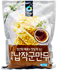 청정원 민속 납작군만두 1.05kg