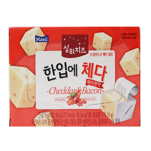 매일유업 상하치즈 한입에 체다치즈 베이컨맛 84g