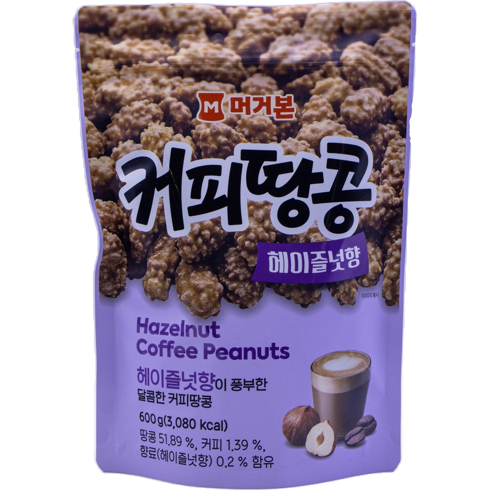 머거본 커피땅콩 헤이즐넛향 600g