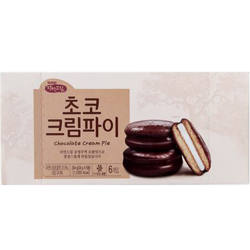 자연드림 초코크림파이 204g