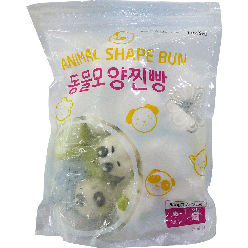 랜시 동물모양찐빵 500g