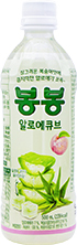 해태 봉봉 알로에 큐브 복숭아 500mL