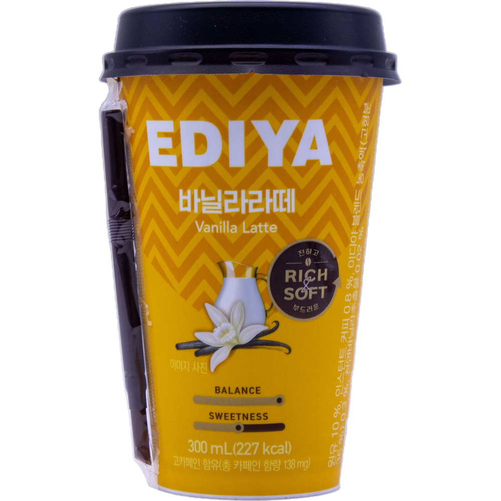 이디야 바닐라라떼 300mL