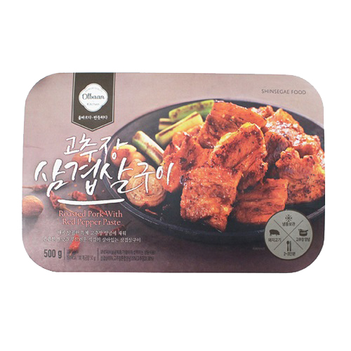 신세계푸드 올반 고추장삼겹살구이 500g