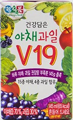 정식품 건강담은 야채과일 브이19 145ml