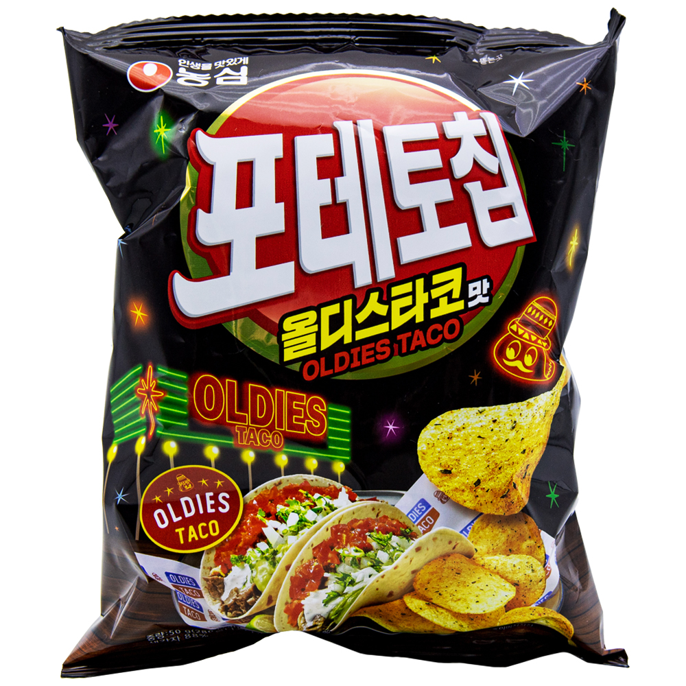 농심 포테토칩 올디스타코 맛 50g
