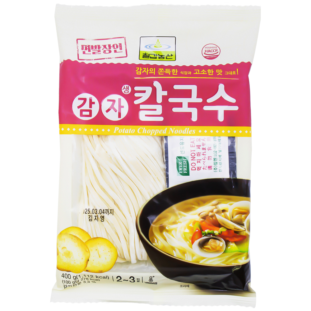 칠갑농산 감자생칼국수 400g