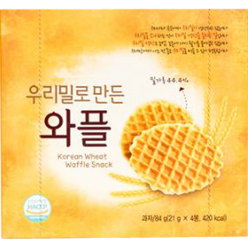 자연드림 우리밀로만든 와플 84g
