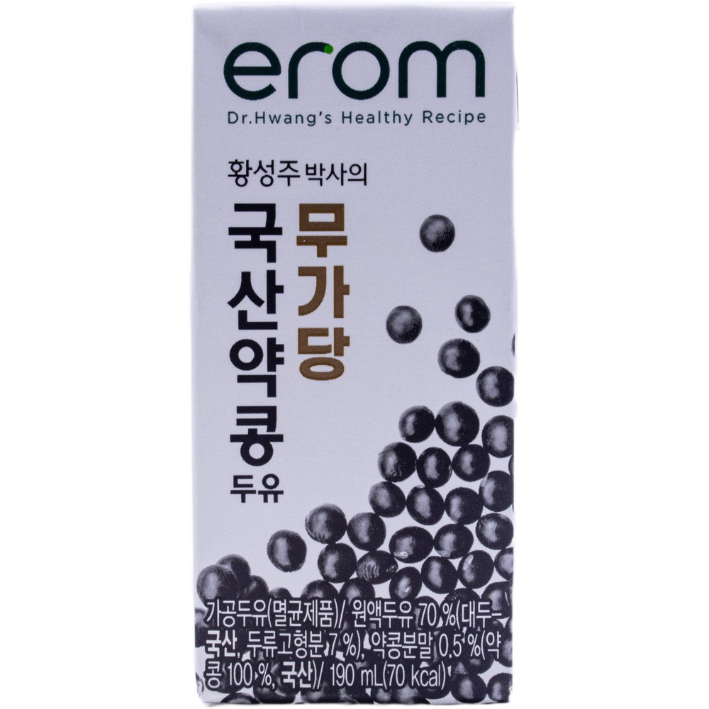 이롬 황성주박사의 국산 약콩두유 무가당 190mL