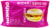 던킨 베이컨 & 에그 잉글리쉬 머핀 540g