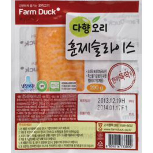 팜덕 다향 훈제오리 200g