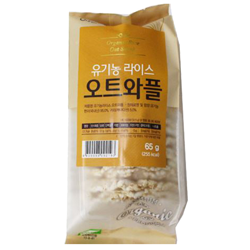 오가닉스토리 유기농 라이스 오트와플 65g
