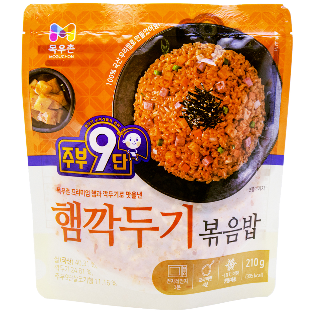 목우촌 주부9단 햄깍두기 볶음밥 210g