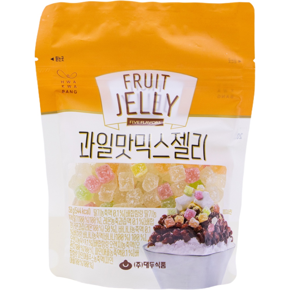 대두식품 화과방 과일맛 믹스 젤리 150g