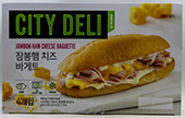 SPC 삼립 시티델리 잠봉햄 치즈 바게트 500g