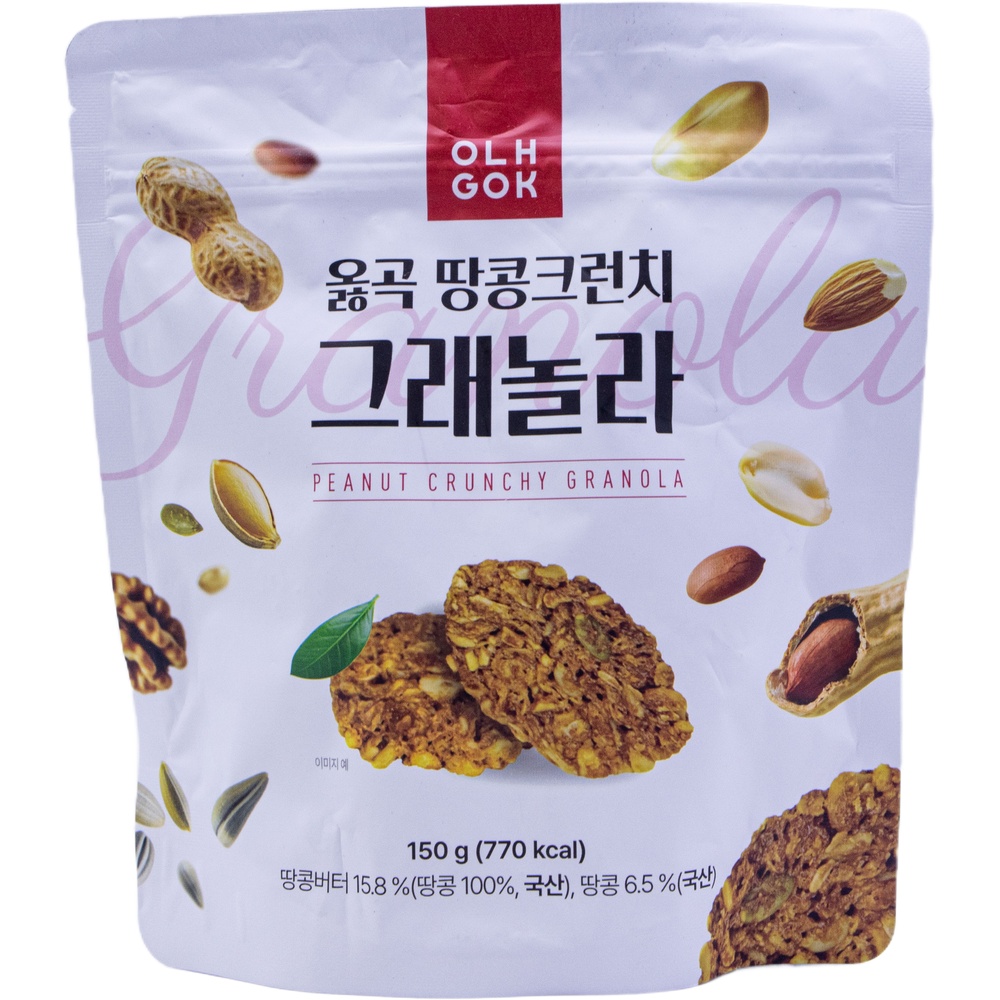 옳곡 땅콩크런치 그래놀라 150g