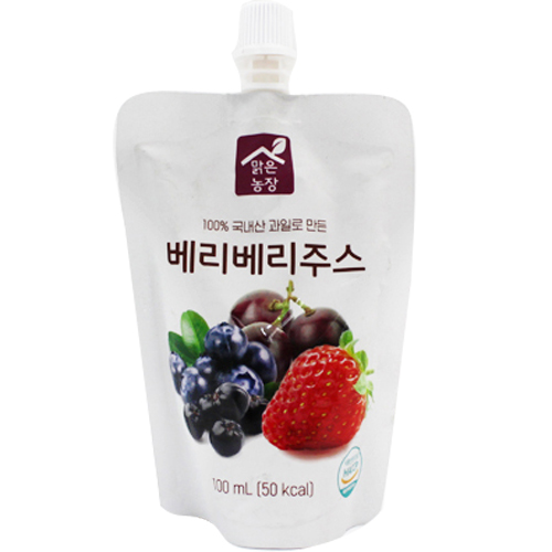 맑은농장 베리베리주스 100ml