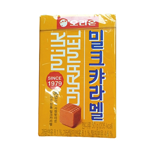 오리온 밀크캬라멜 50g