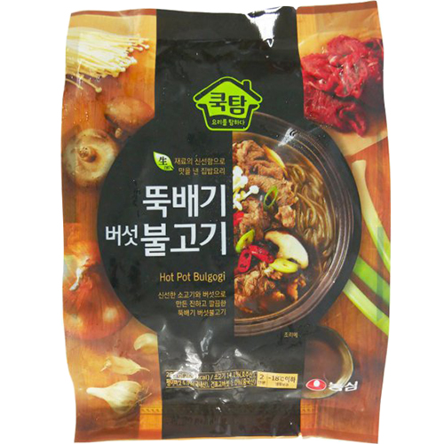 농심 쿡탐 뚝배기 버섯불고기 255g