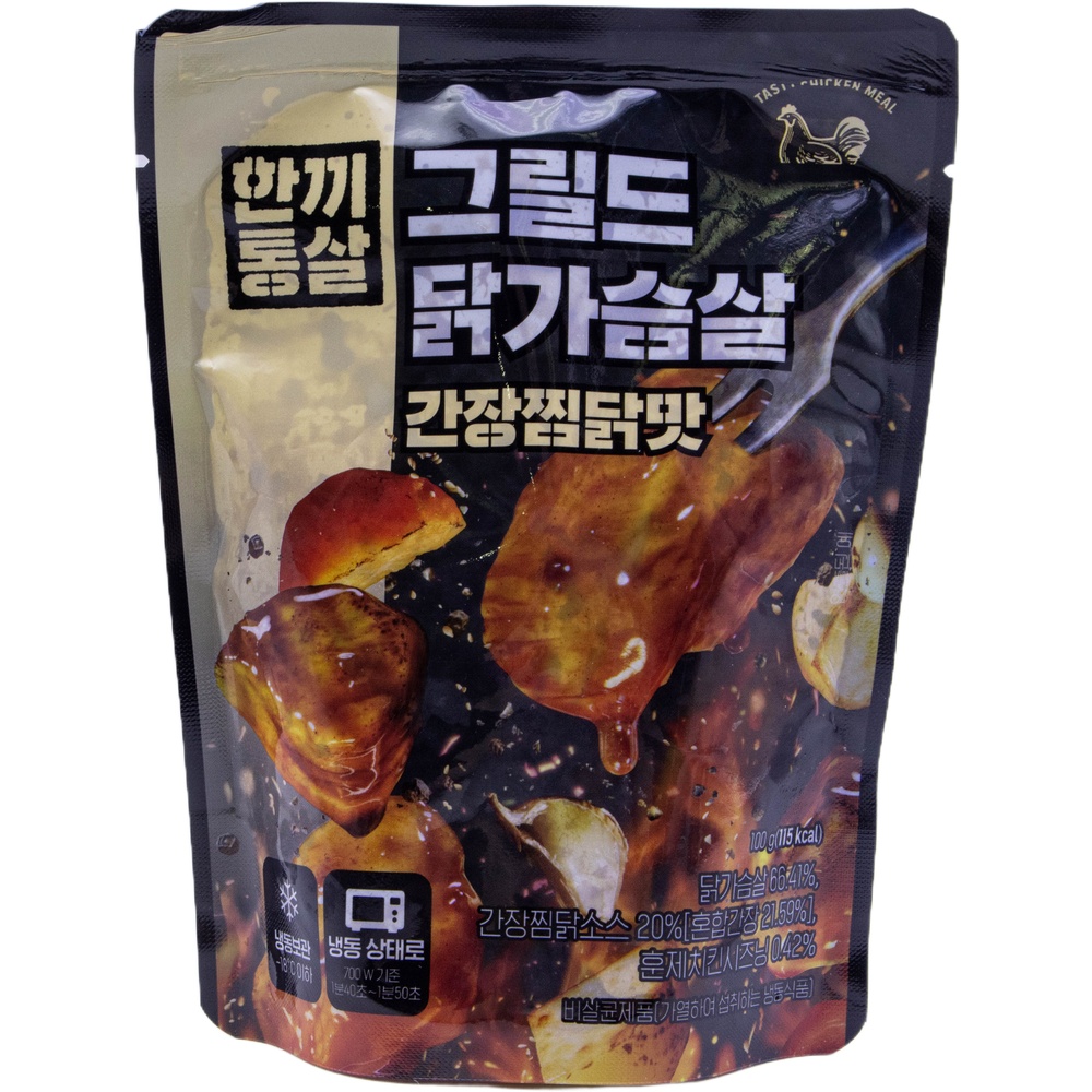 이그니스 한끼통살 그릴드 닭가슴살 간장찜닭맛 100g