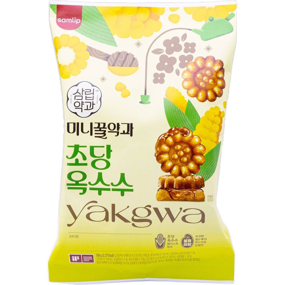 삼립 미니꿀약과 초당옥수수 500g