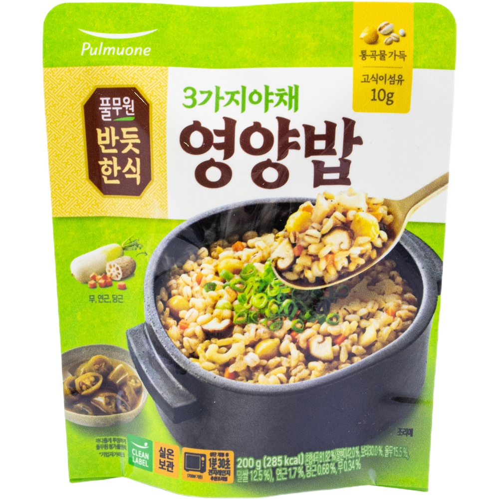 풀무원 반듯한식 3가지야채 영양밥 200g