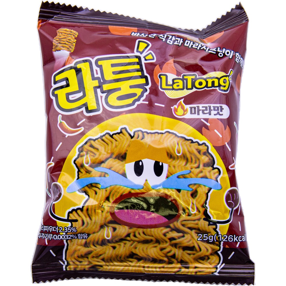 아이비전 라퉁 라면과자 마라맛 25g