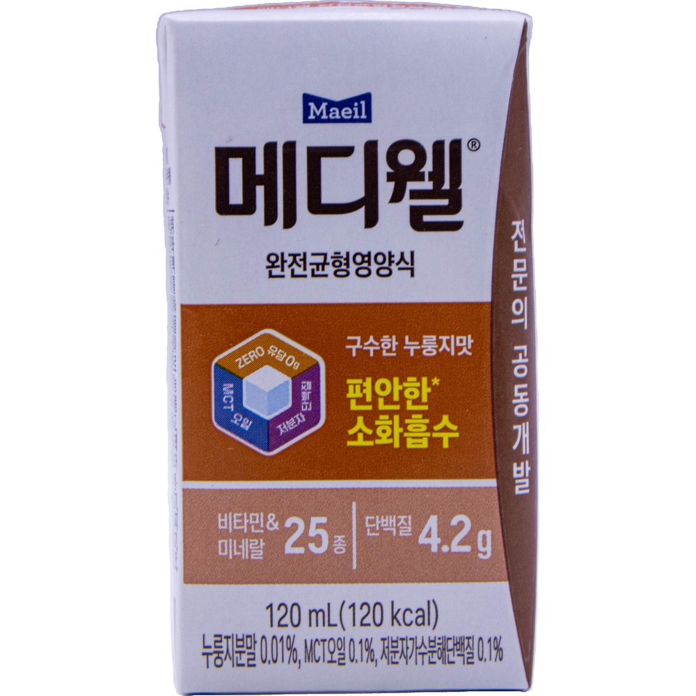 매일 메디웰 완전균형영양식 구수한 누룽지맛 120mL