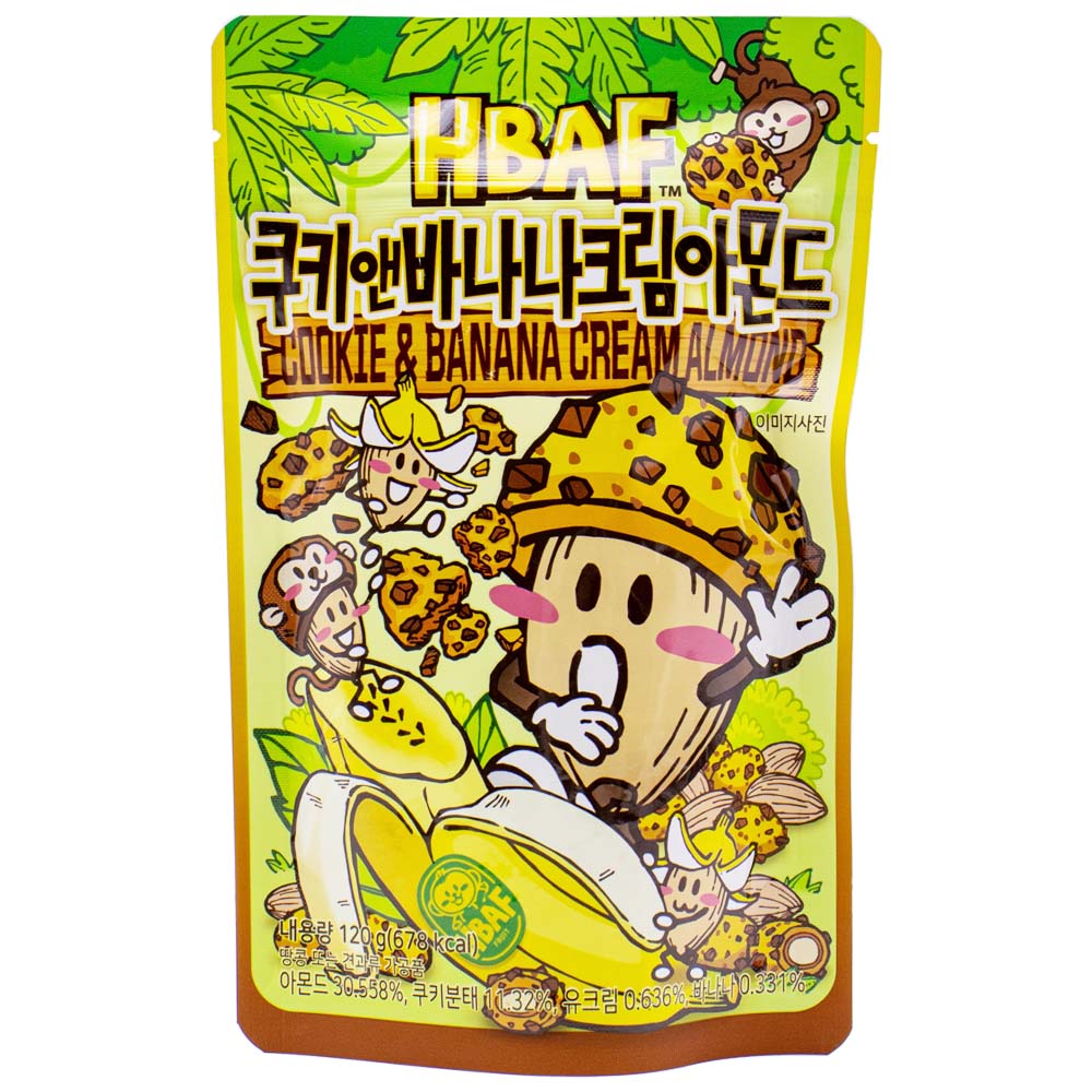 바프 쿠키앤바나나크림아몬드 120g