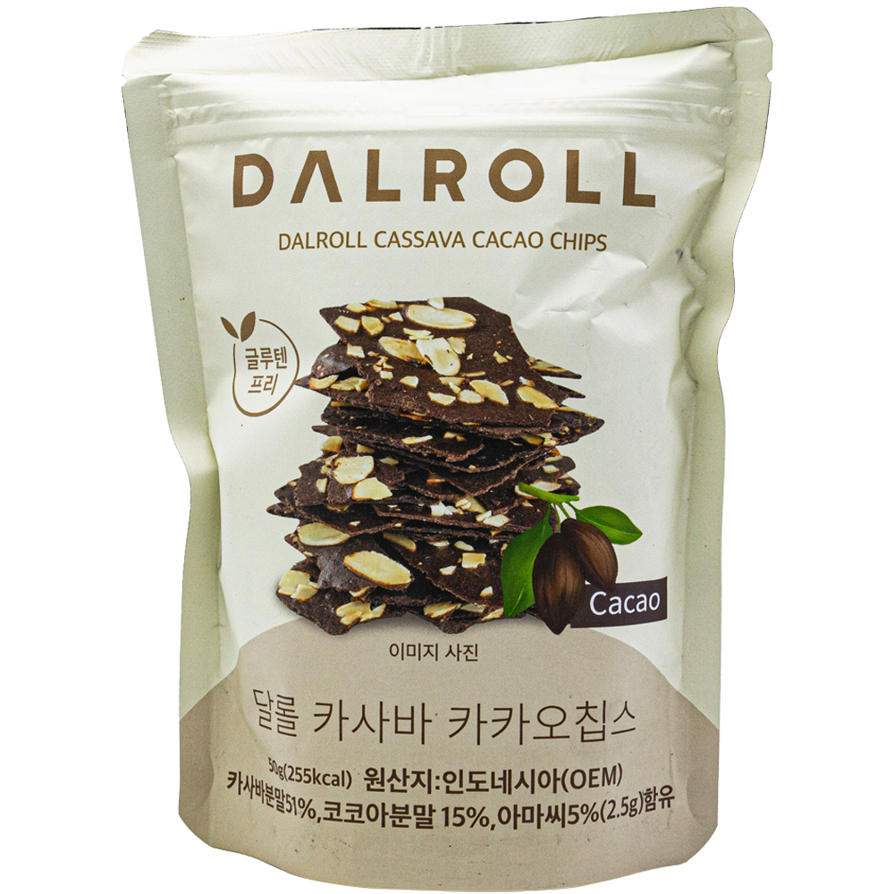 달롤 카사바 카카오칩스 50g