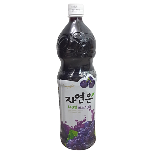 웅진 자연은 140일 포도100 1.5L