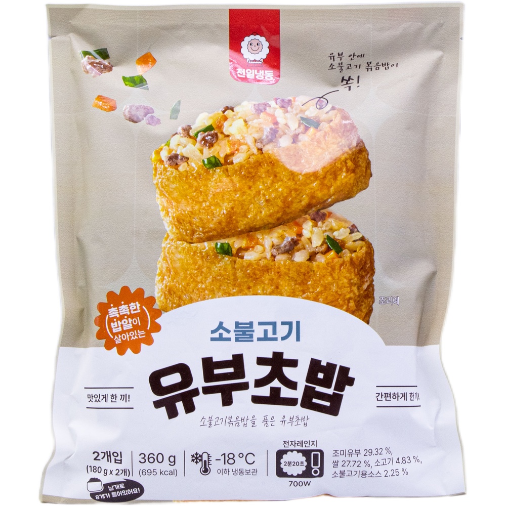 천일냉동 소불고기 유부초밥 360g