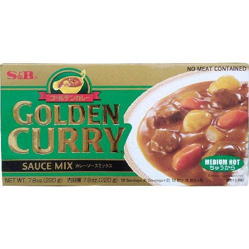 에스비 골든카레 중간매운맛 220g