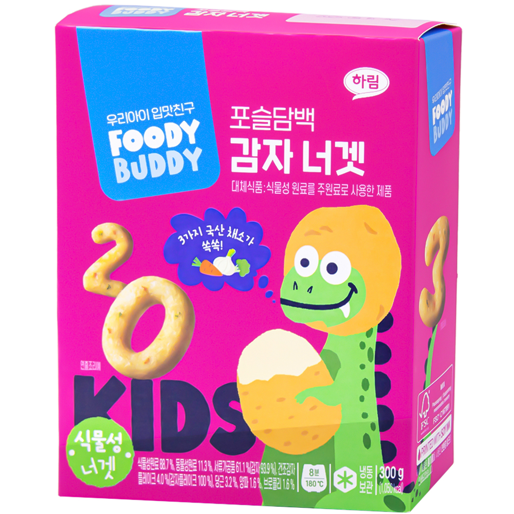 하림 푸디버디 포슬담백 감자 너겟 300g