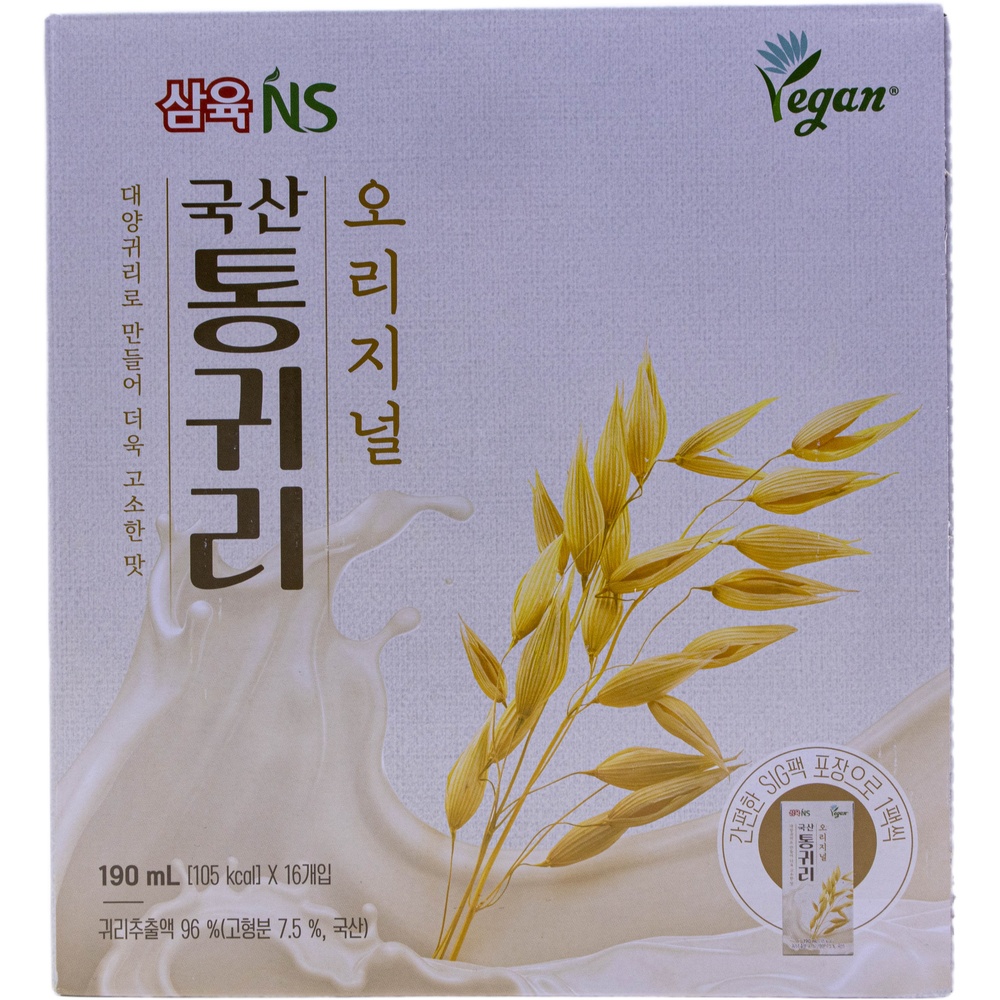 삼육NS 국산 통귀리 오리지널 190mL