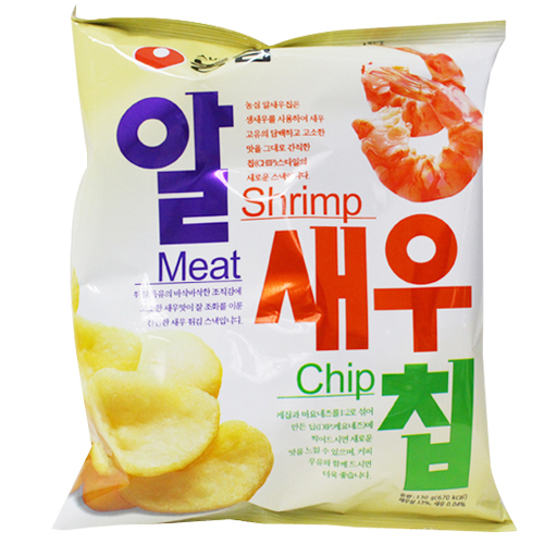 농심 알새우칩 130g