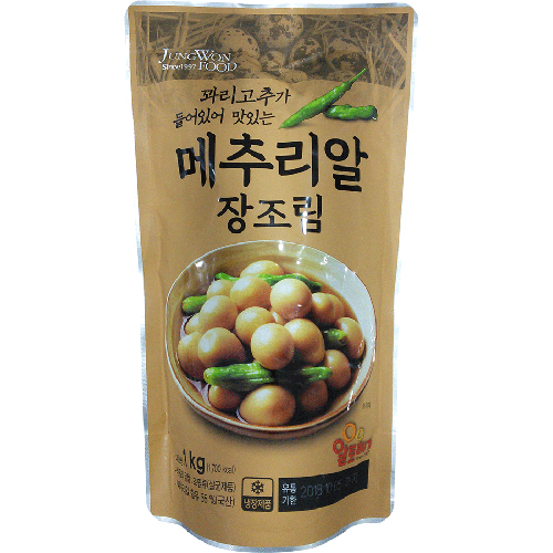 정원식품 꽈리고추가 들어있어 맛있는 메추리알장조림 1kg