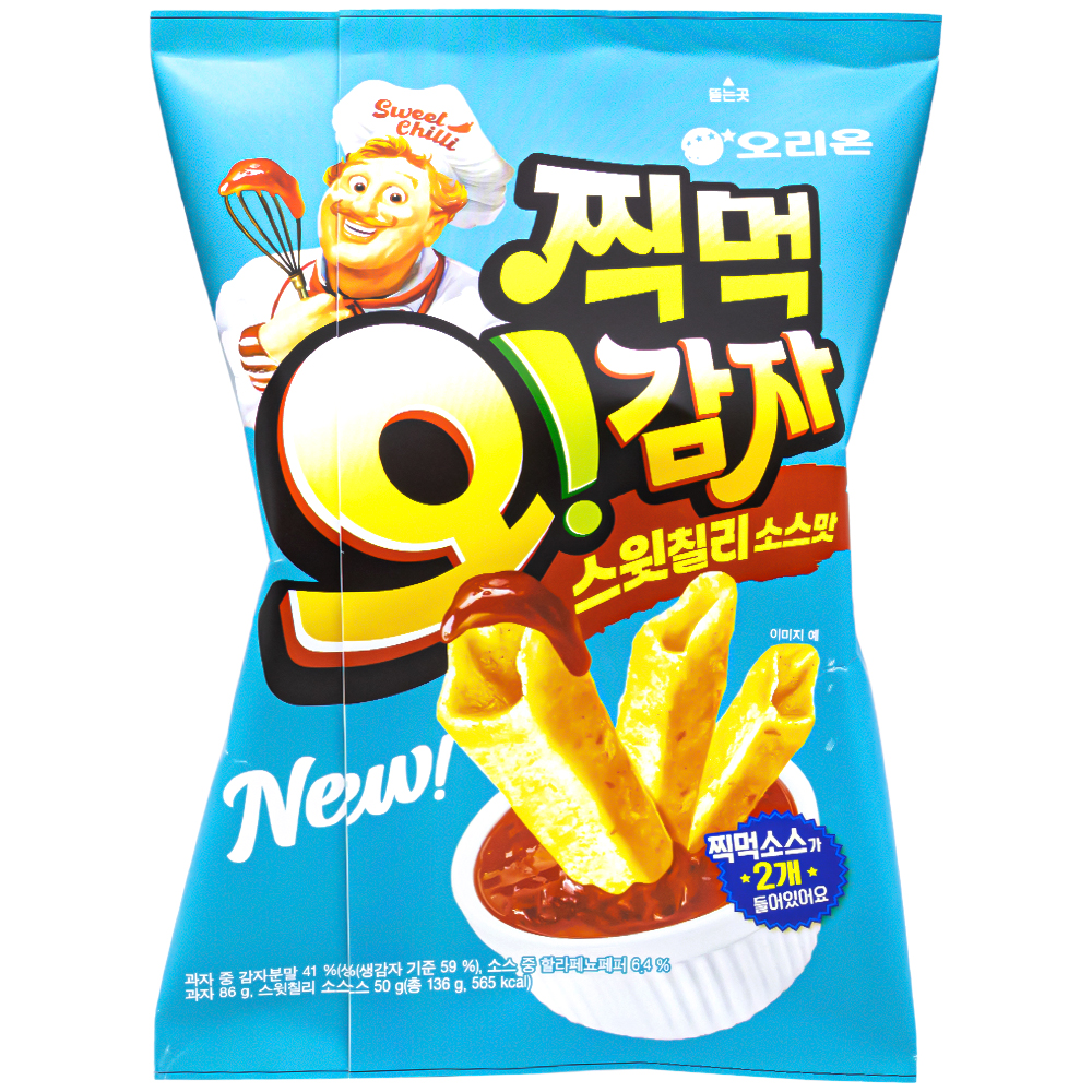 오리온 찍먹 오감자 스윗칠리소스맛 136g