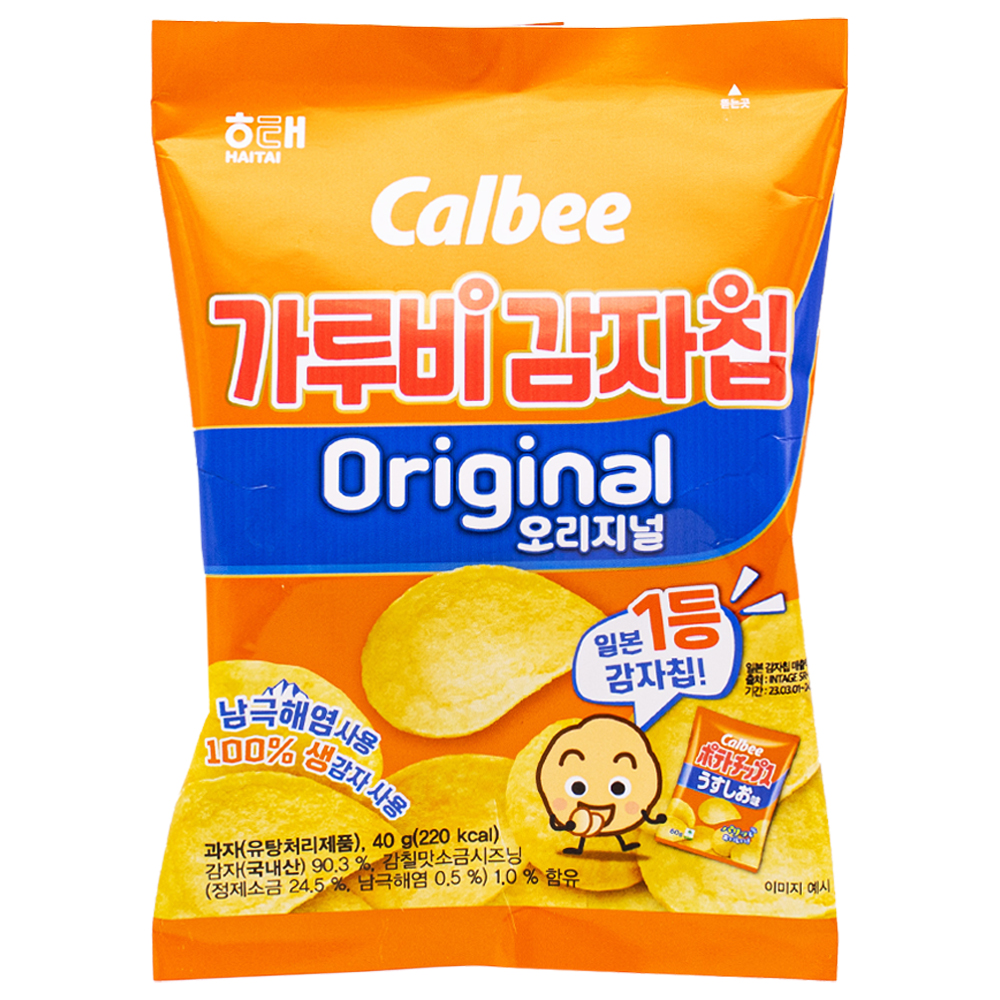해태 가루비 감자칩 오리지널 40g
