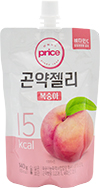 롯데 오늘좋은 곤약젤리 복숭아 150g