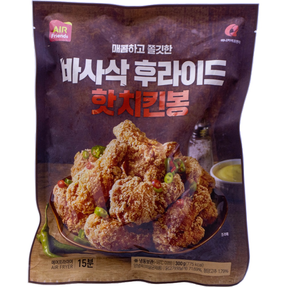 마니커 에어프렌즈 바사삭 후라이드 핫치킨봉 300g