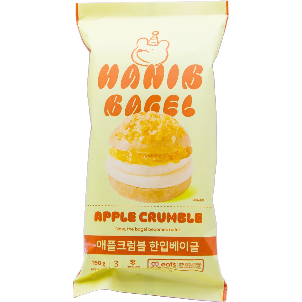 잇웨이브 구구잇츠 한입베이글 애플크럼블 150g