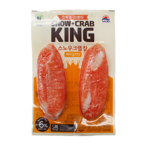 대림선 스노우크랩킹 버터갈릭맛 140g