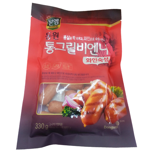 동원 통그릴 비엔나 와인숙성 330g