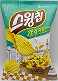 오리온 스윙칩 갈릭디핑소스맛 124g