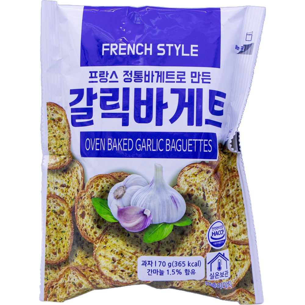 마늘빵집 프랑스 정통바게트로 만든 갈릭바게트 70g