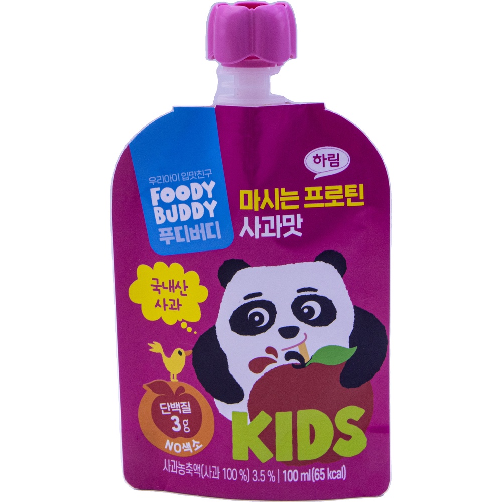 하림 푸디버디 마시는 프로틴 사과맛 100mL