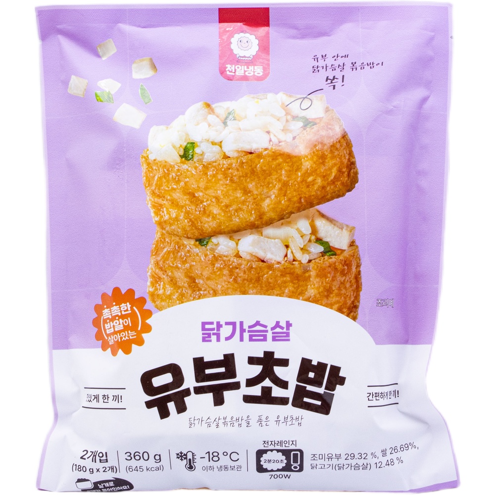천일냉동 닭가슴살 유부초밥 360g